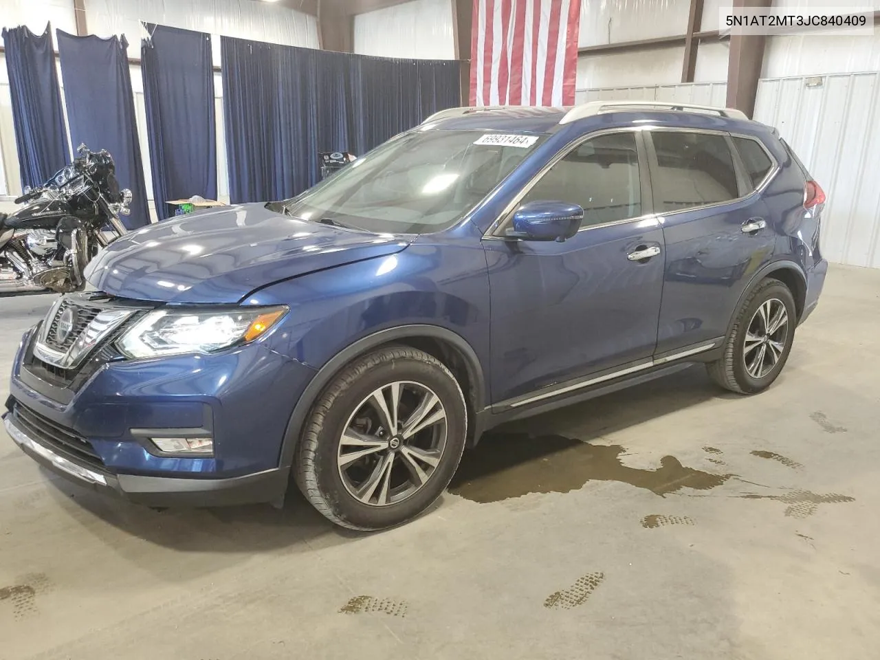 2018 Nissan Rogue S VIN: 5N1AT2MT3JC840409 Lot: 69931464