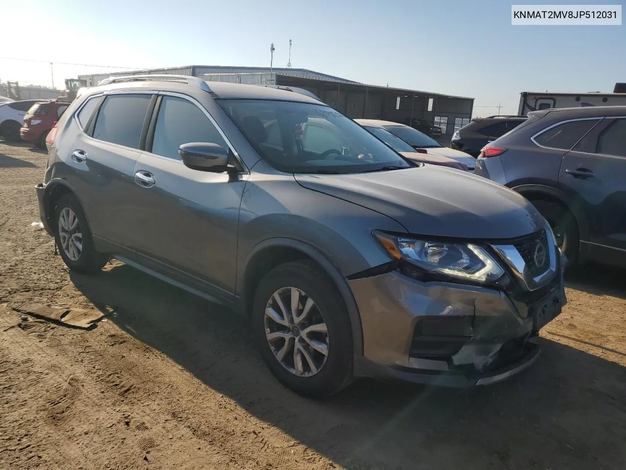 2018 Nissan Rogue S VIN: KNMAT2MV8JP512031 Lot: 69982884