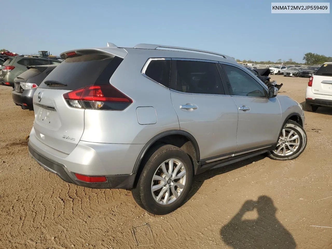 2018 Nissan Rogue S VIN: KNMAT2MV2JP559409 Lot: 69991214