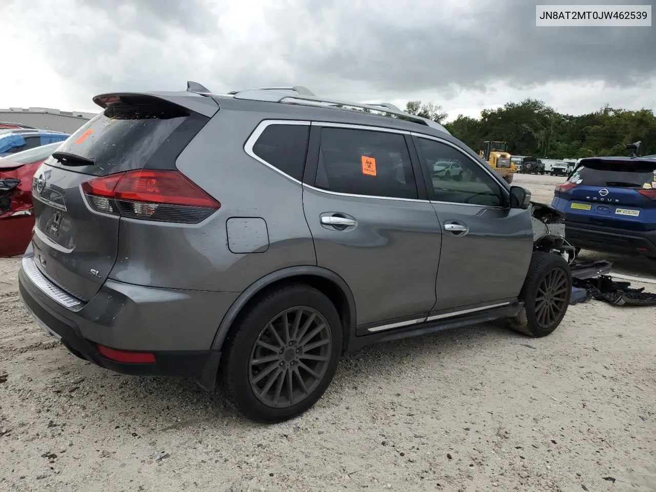 2018 Nissan Rogue S VIN: JN8AT2MT0JW462539 Lot: 70027044