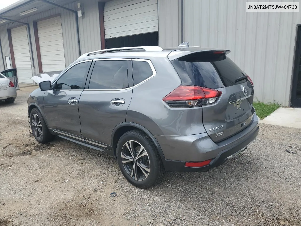 2018 Nissan Rogue S VIN: JN8AT2MT5JW464738 Lot: 70064304