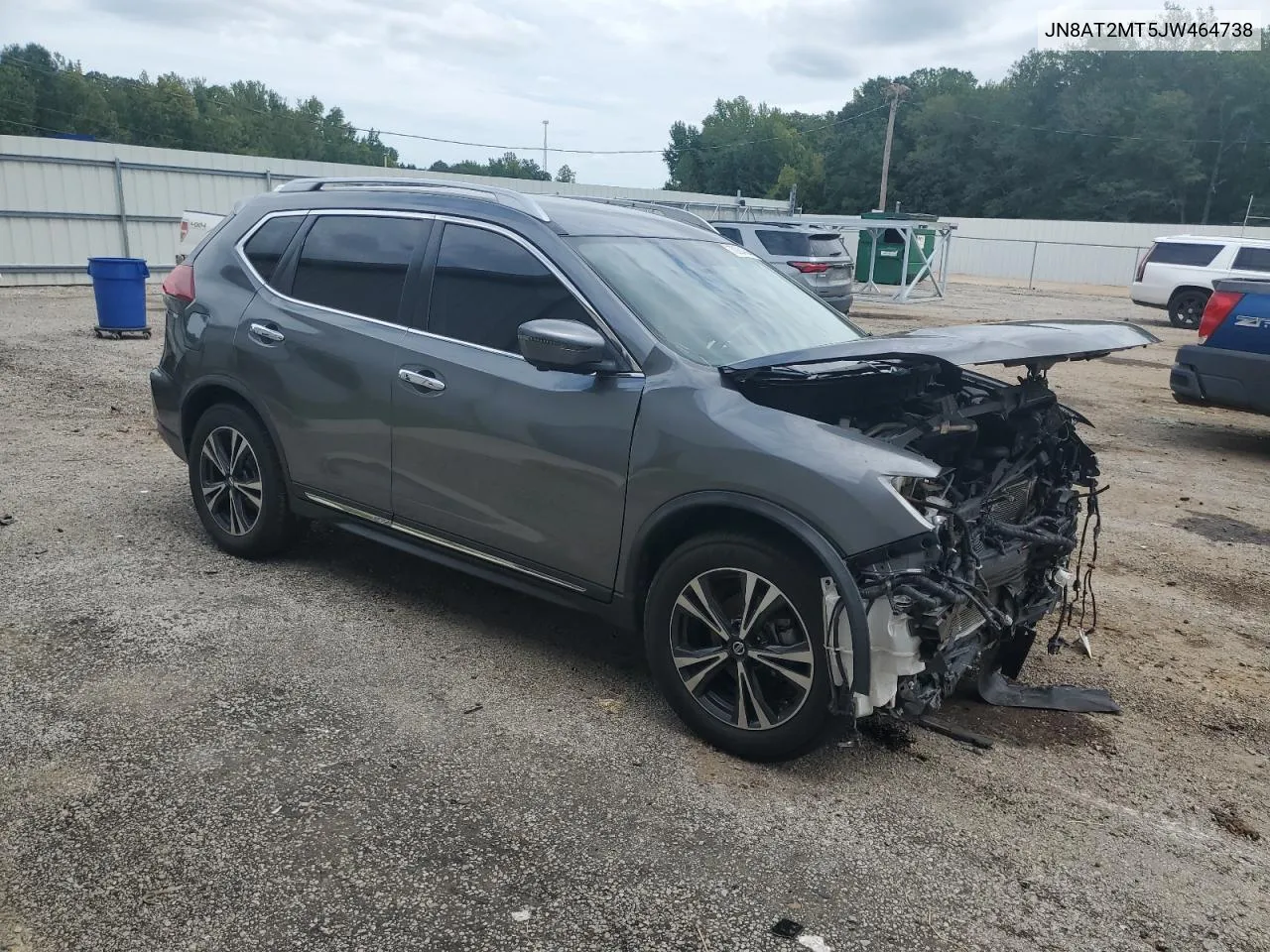 2018 Nissan Rogue S VIN: JN8AT2MT5JW464738 Lot: 70064304