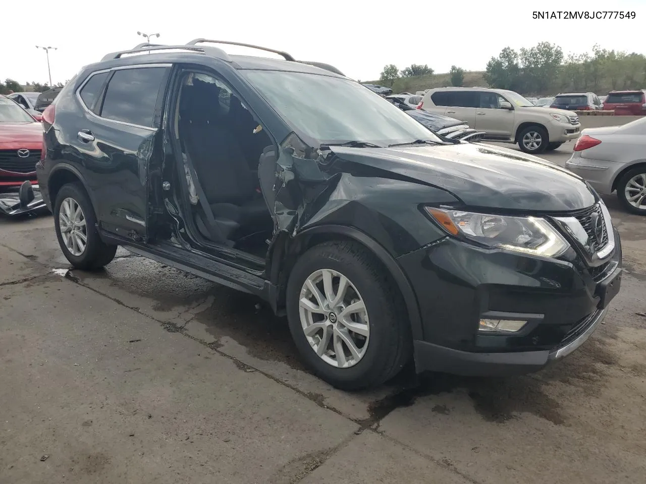 2018 Nissan Rogue S VIN: 5N1AT2MV8JC777549 Lot: 70081514