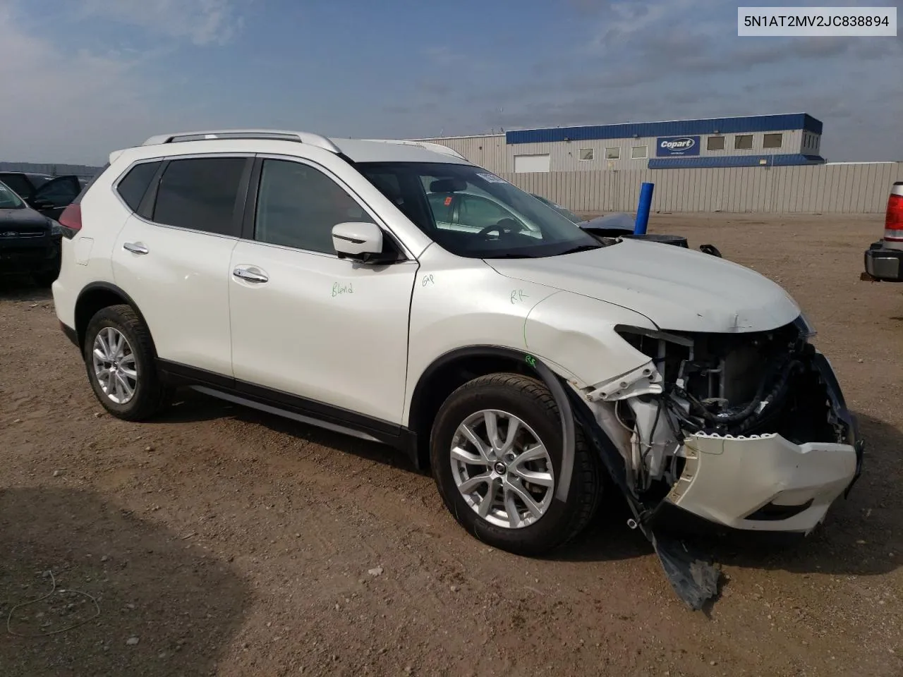 5N1AT2MV2JC838894 2018 Nissan Rogue S