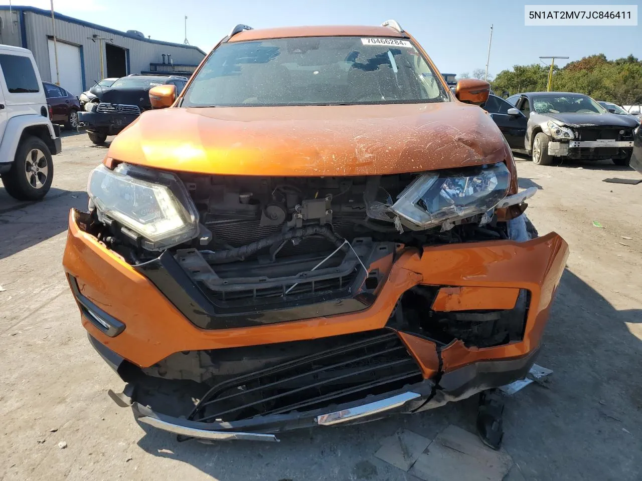 2018 Nissan Rogue S VIN: 5N1AT2MV7JC846411 Lot: 70466284