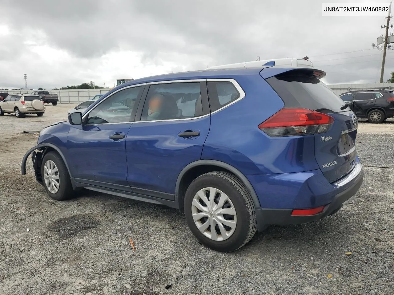 2018 Nissan Rogue S VIN: JN8AT2MT3JW460882 Lot: 70499534