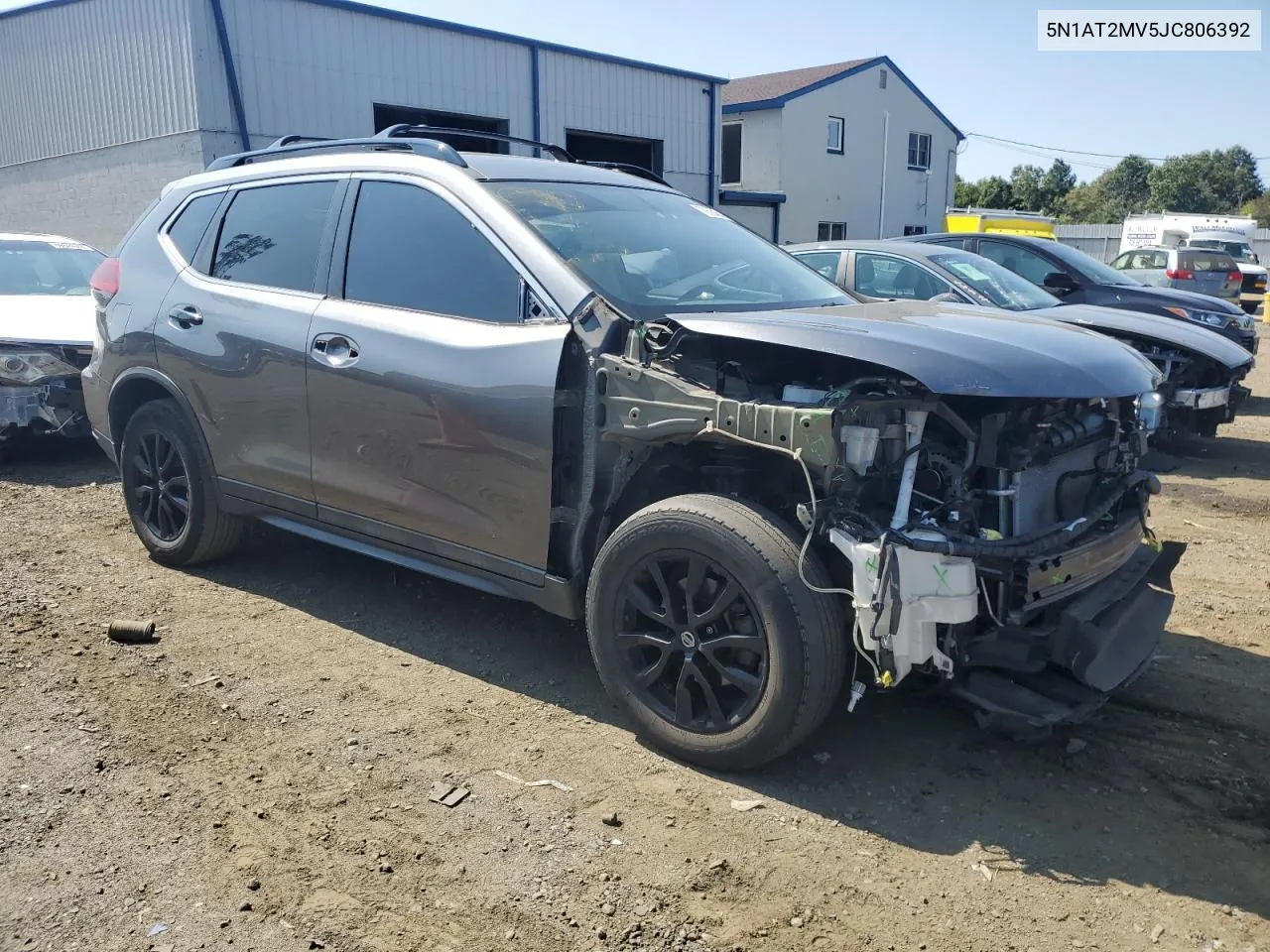 2018 Nissan Rogue S VIN: 5N1AT2MV5JC806392 Lot: 70594604