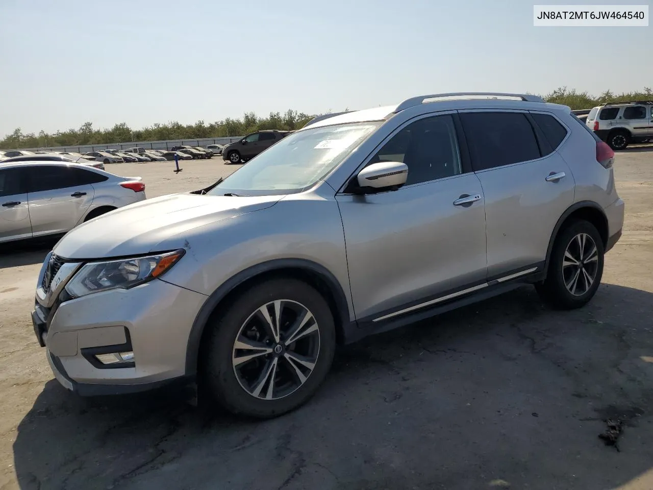 2018 Nissan Rogue S VIN: JN8AT2MT6JW464540 Lot: 70643354