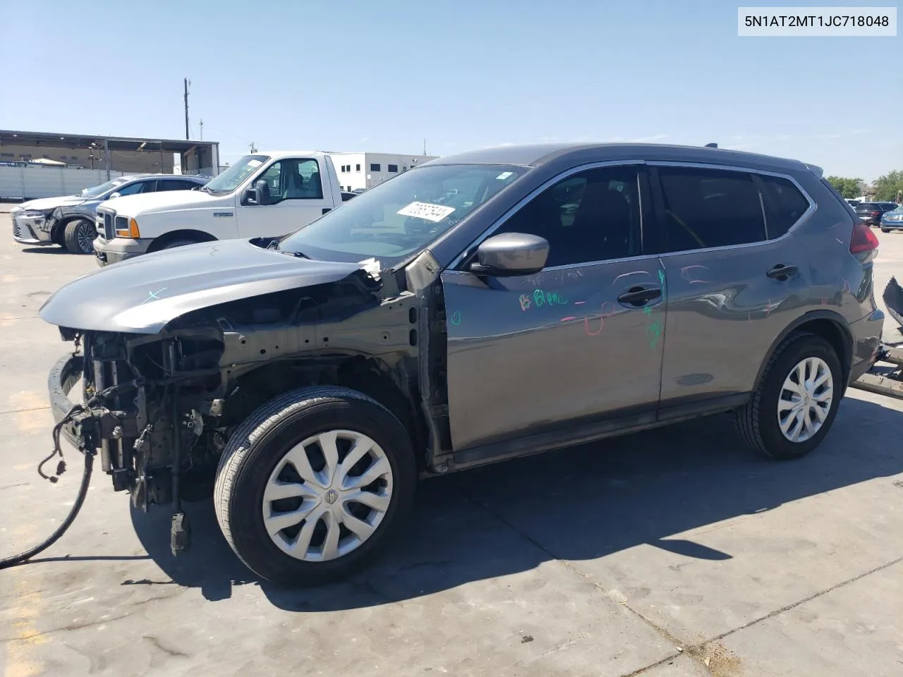 2018 Nissan Rogue S VIN: 5N1AT2MT1JC718048 Lot: 70657544