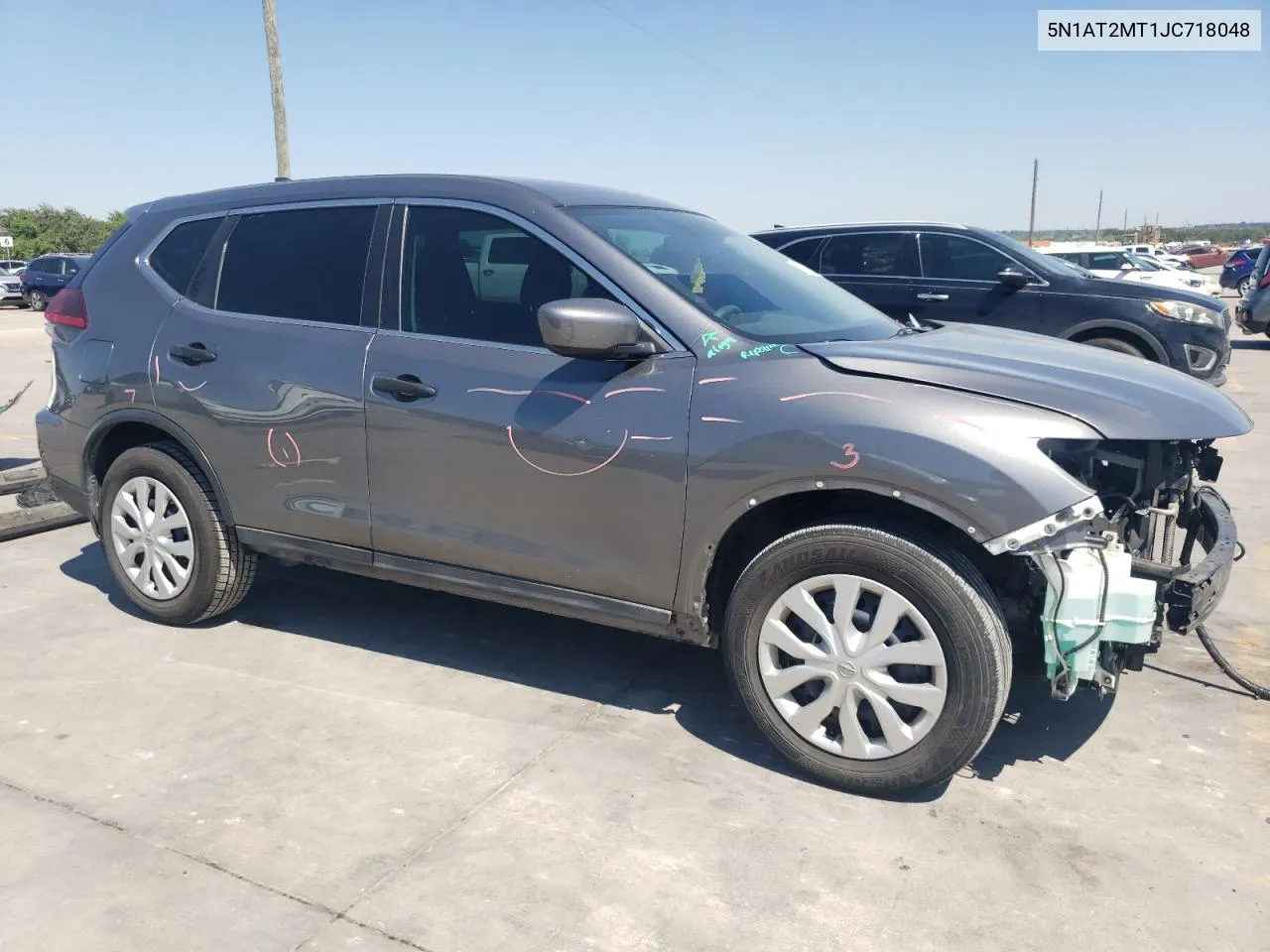 2018 Nissan Rogue S VIN: 5N1AT2MT1JC718048 Lot: 70657544