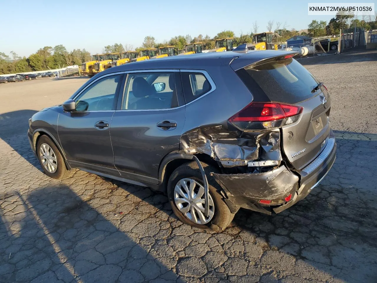 2018 Nissan Rogue S VIN: KNMAT2MV6JP510536 Lot: 70767364