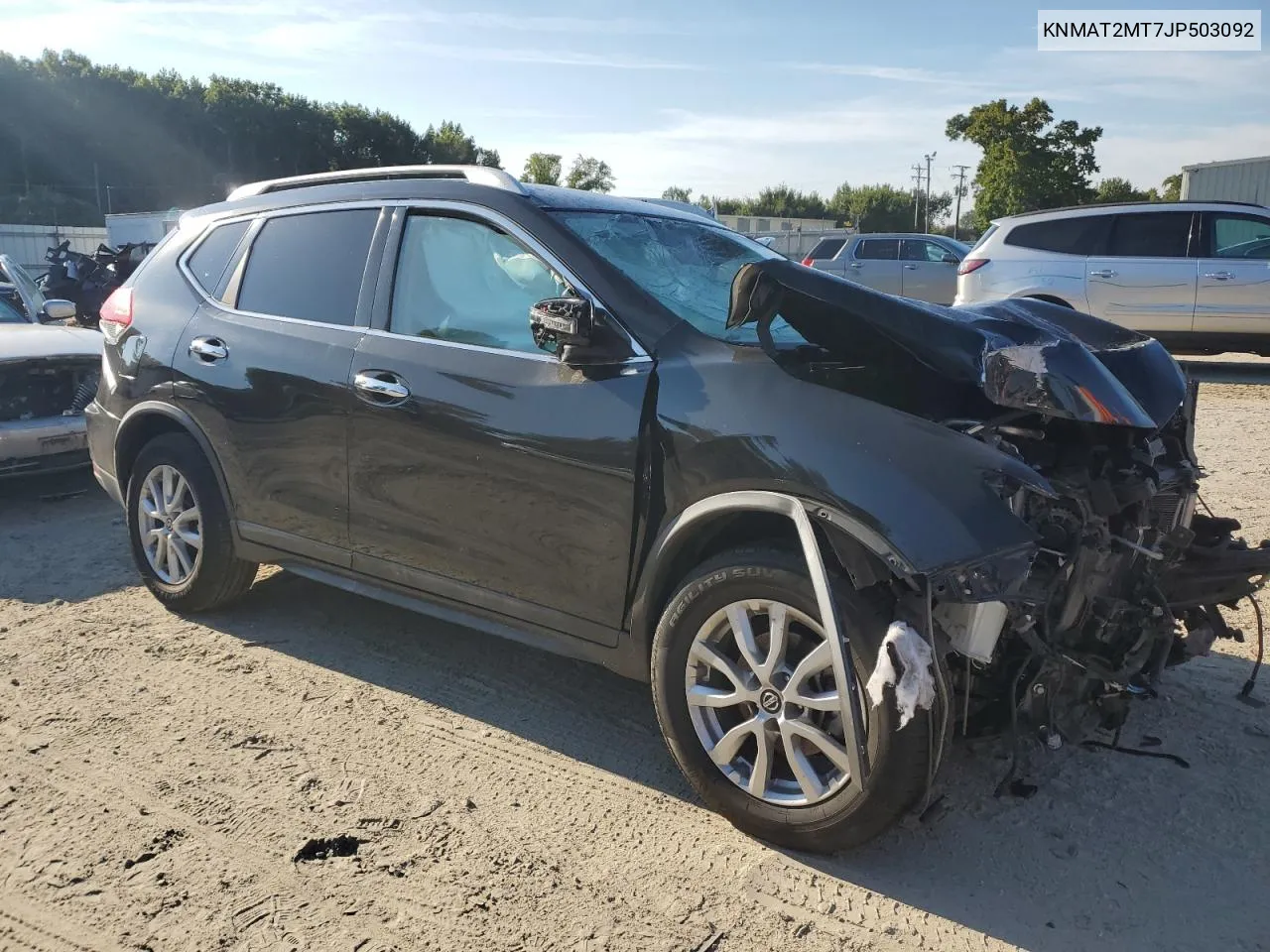 2018 Nissan Rogue S VIN: KNMAT2MT7JP503092 Lot: 70803514