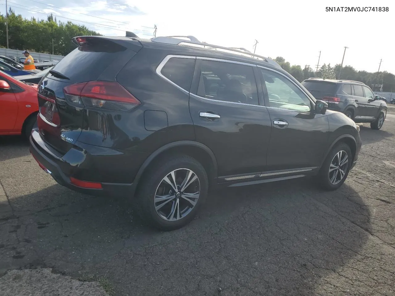 2018 Nissan Rogue S VIN: 5N1AT2MV0JC741838 Lot: 70950224