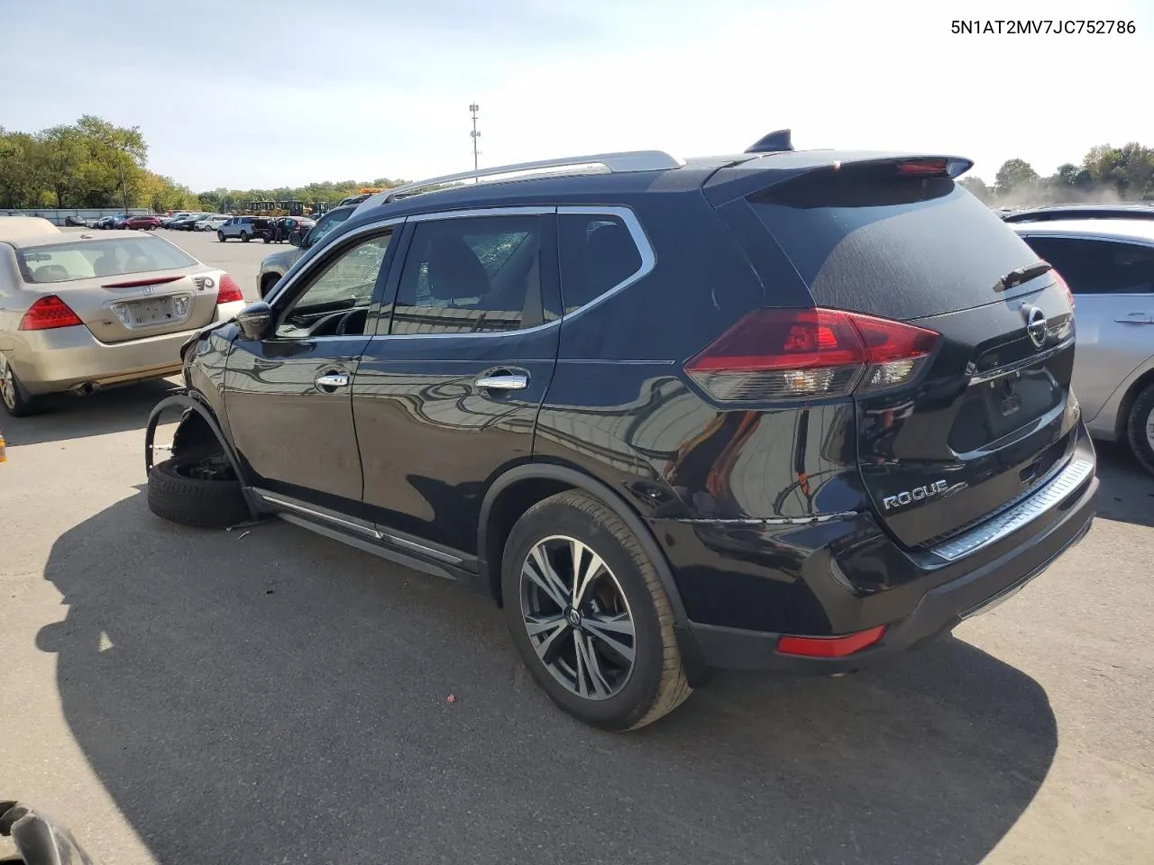 2018 Nissan Rogue S VIN: 5N1AT2MV7JC752786 Lot: 71095664