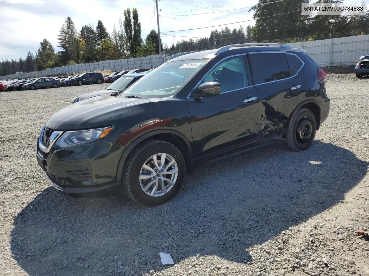 2018 Nissan Rogue S VIN: 5N1AT2MV0JC784883 Lot: 71128434