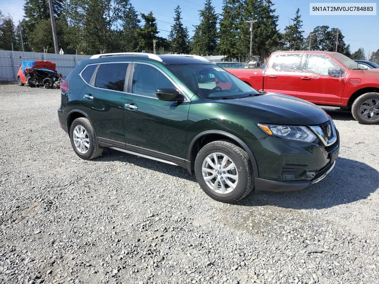 2018 Nissan Rogue S VIN: 5N1AT2MV0JC784883 Lot: 71128434