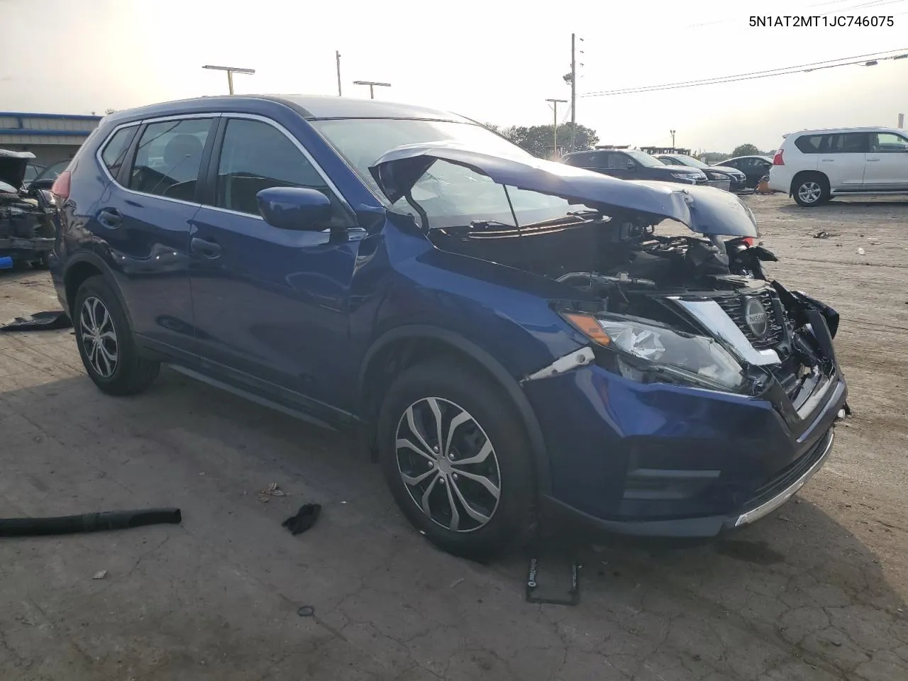 2018 Nissan Rogue S VIN: 5N1AT2MT1JC746075 Lot: 71170374