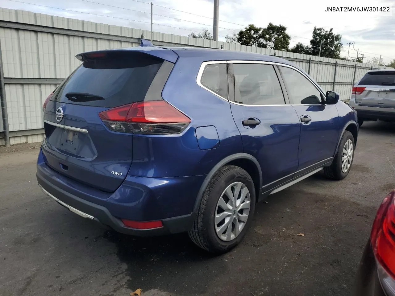 2018 Nissan Rogue S VIN: JN8AT2MV6JW301422 Lot: 71310794