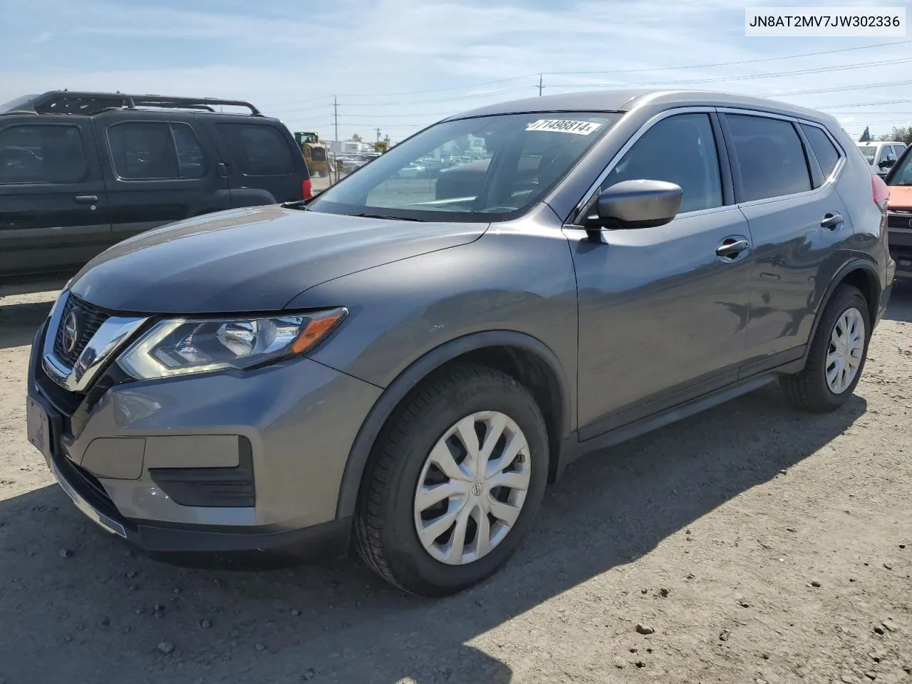 2018 Nissan Rogue S VIN: JN8AT2MV7JW302336 Lot: 71498814