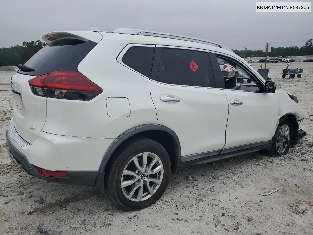 2018 Nissan Rogue S VIN: KNMAT2MT2JP587306 Lot: 71555814