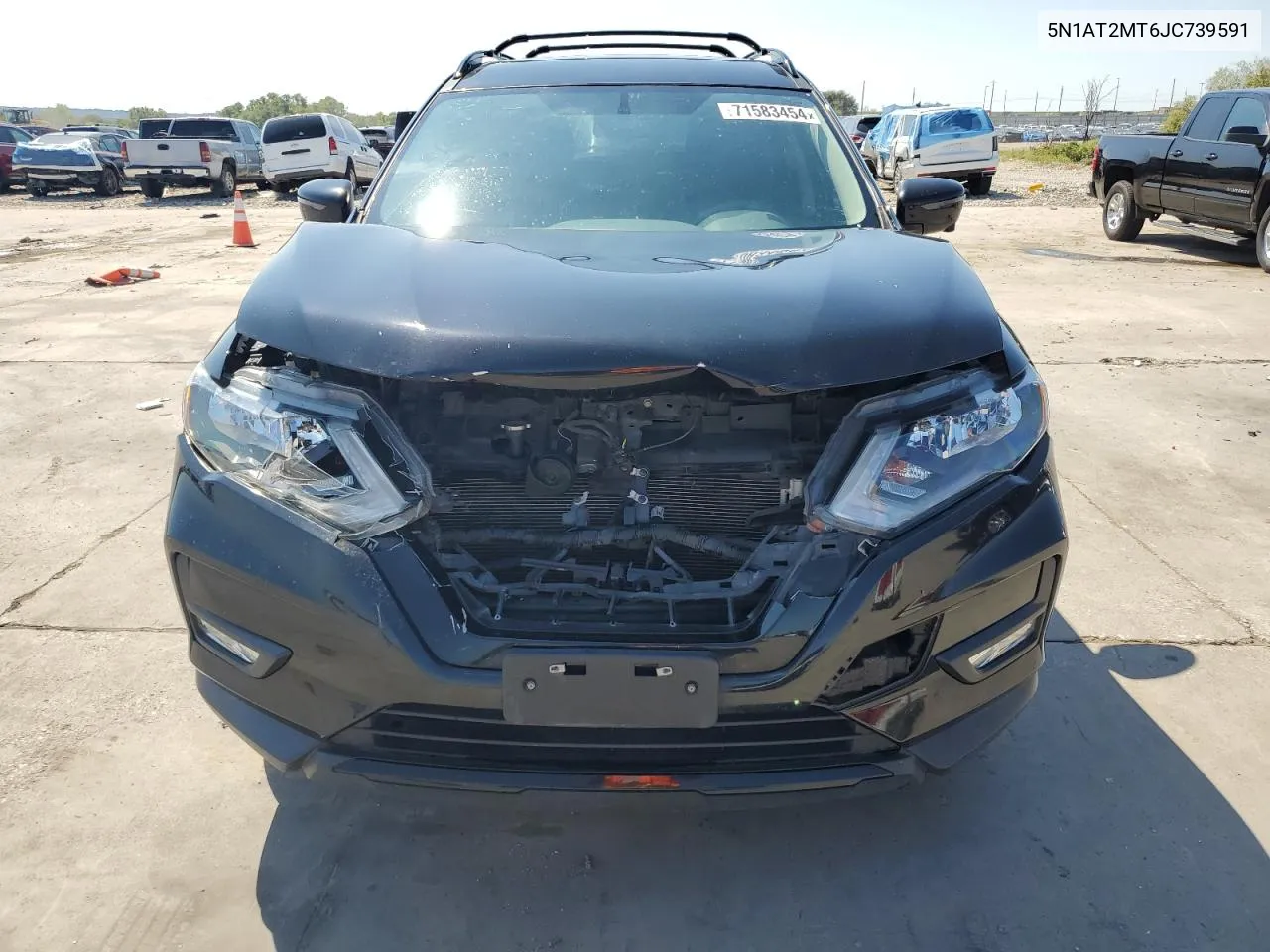 2018 Nissan Rogue S VIN: 5N1AT2MT6JC739591 Lot: 71583454