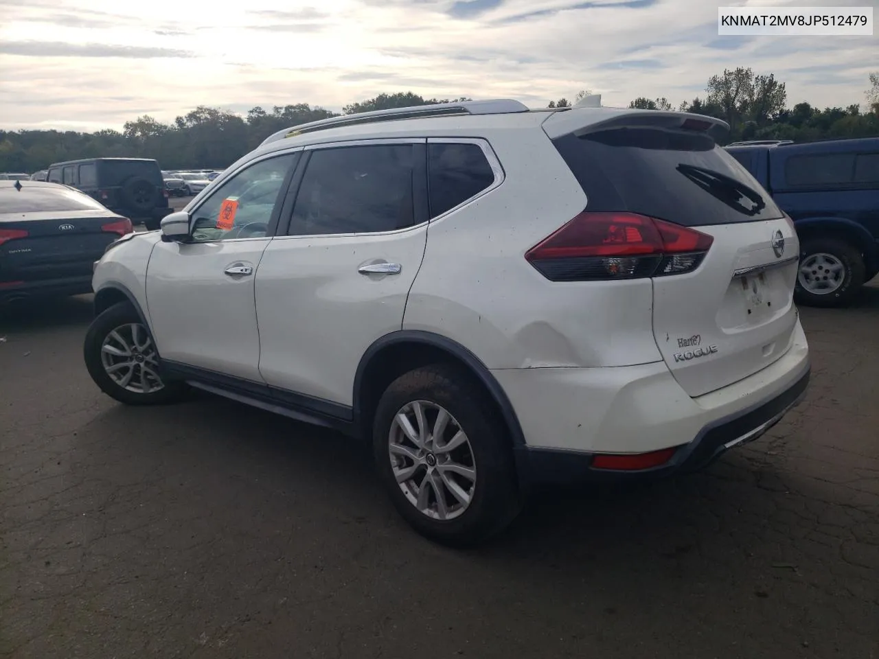 2018 Nissan Rogue S VIN: KNMAT2MV8JP512479 Lot: 71656354