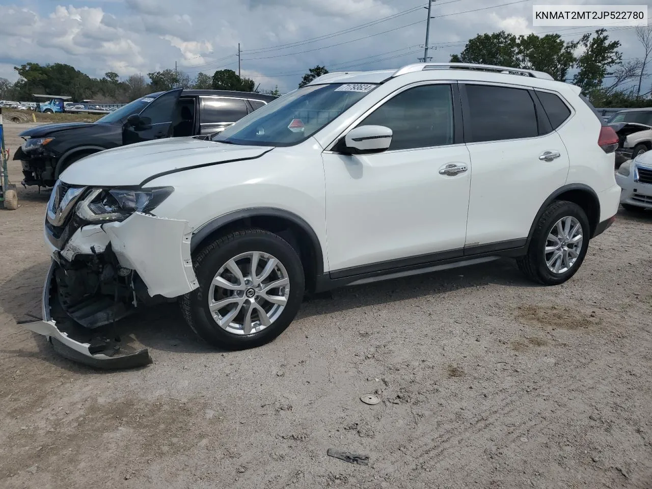 2018 Nissan Rogue S VIN: KNMAT2MT2JP522780 Lot: 71793624