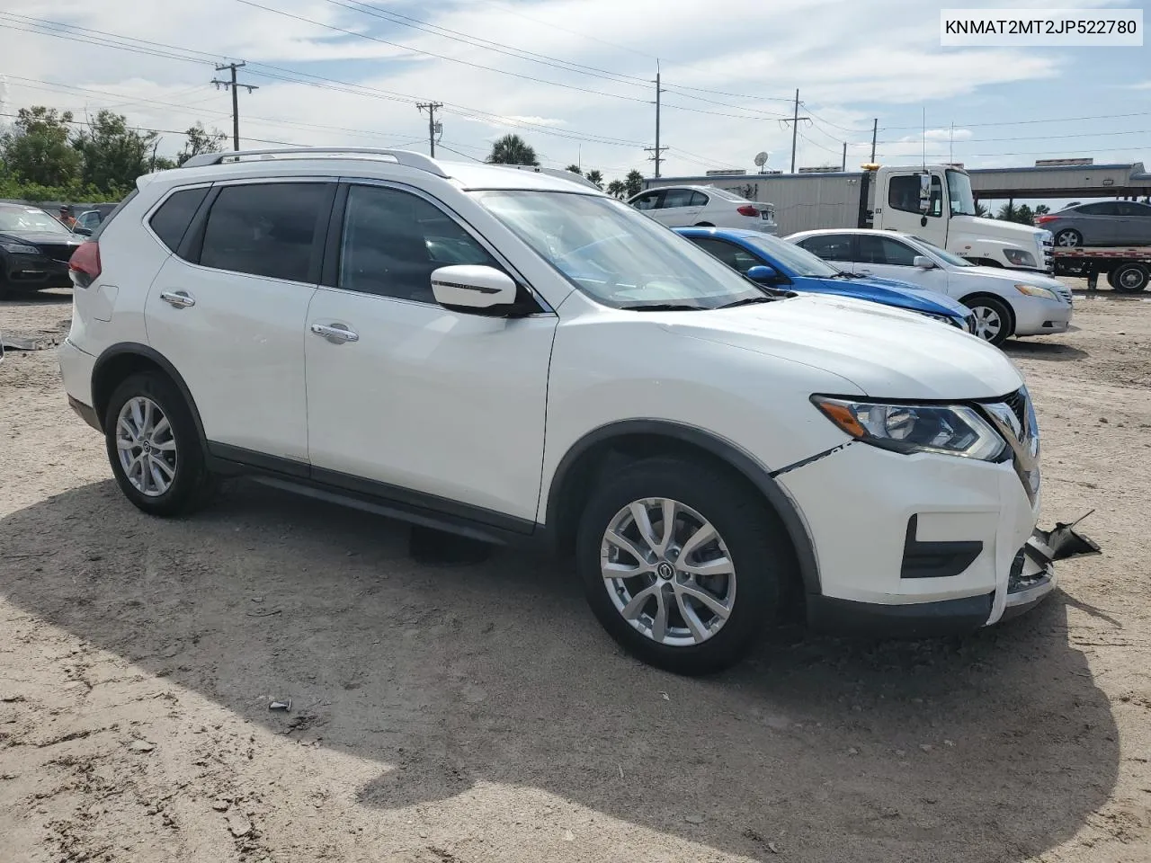 2018 Nissan Rogue S VIN: KNMAT2MT2JP522780 Lot: 71793624