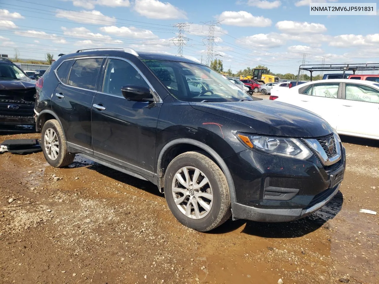 2018 Nissan Rogue S VIN: KNMAT2MV6JP591831 Lot: 71910774