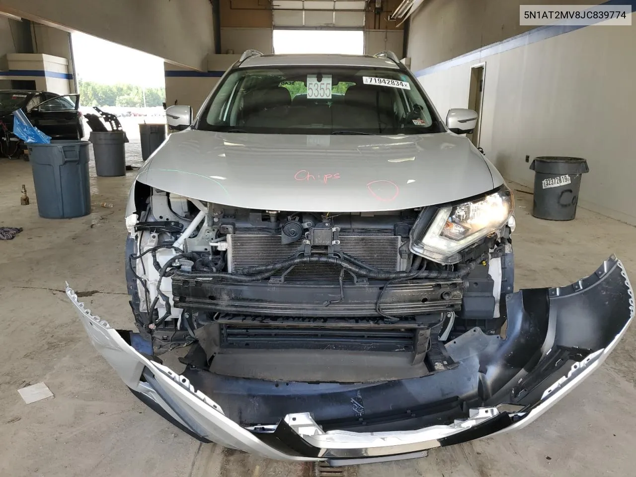 5N1AT2MV8JC839774 2018 Nissan Rogue S