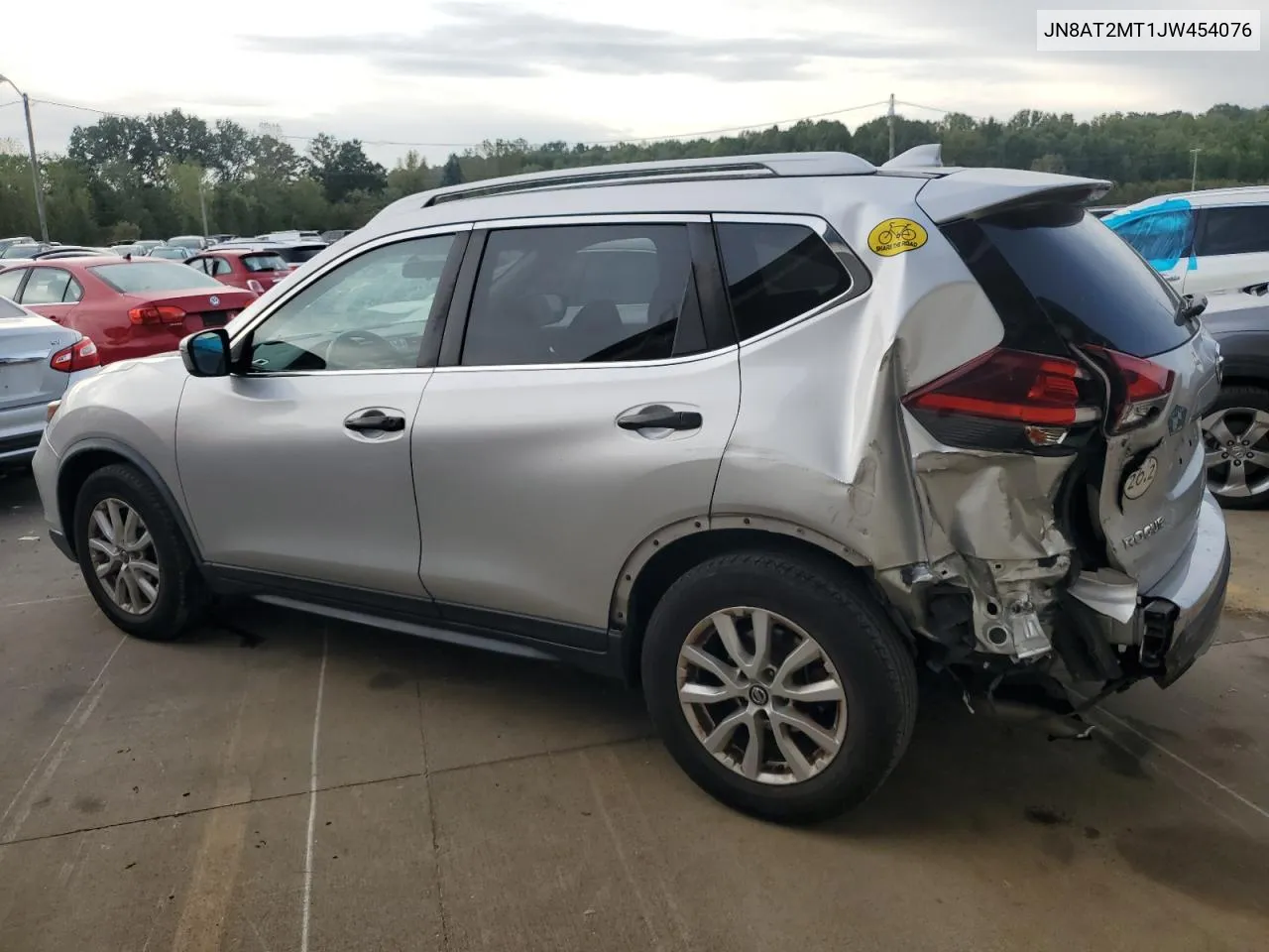 2018 Nissan Rogue S VIN: JN8AT2MT1JW454076 Lot: 71947024