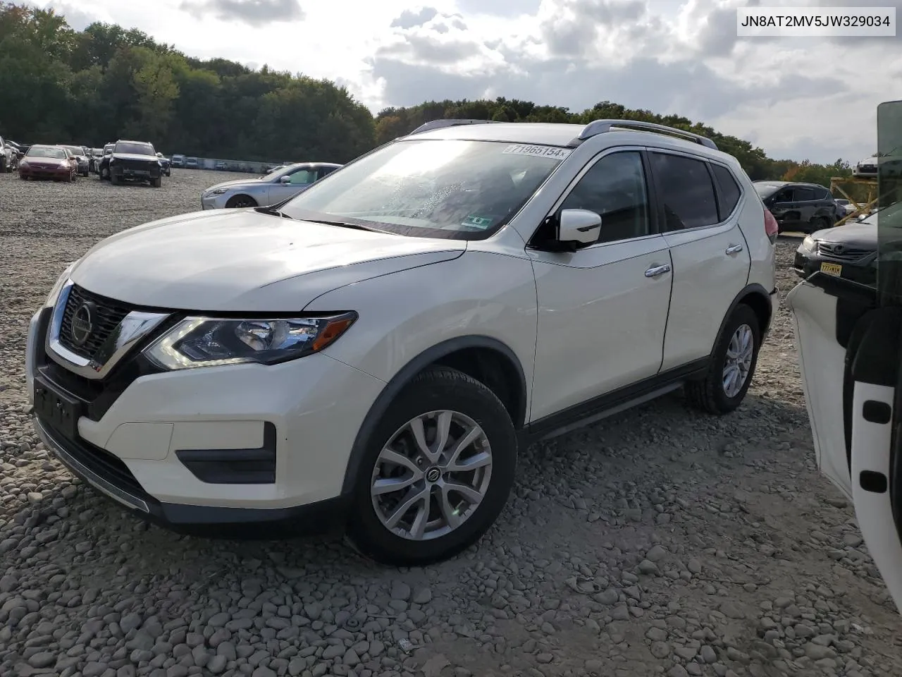 2018 Nissan Rogue S VIN: JN8AT2MV5JW329034 Lot: 71965154