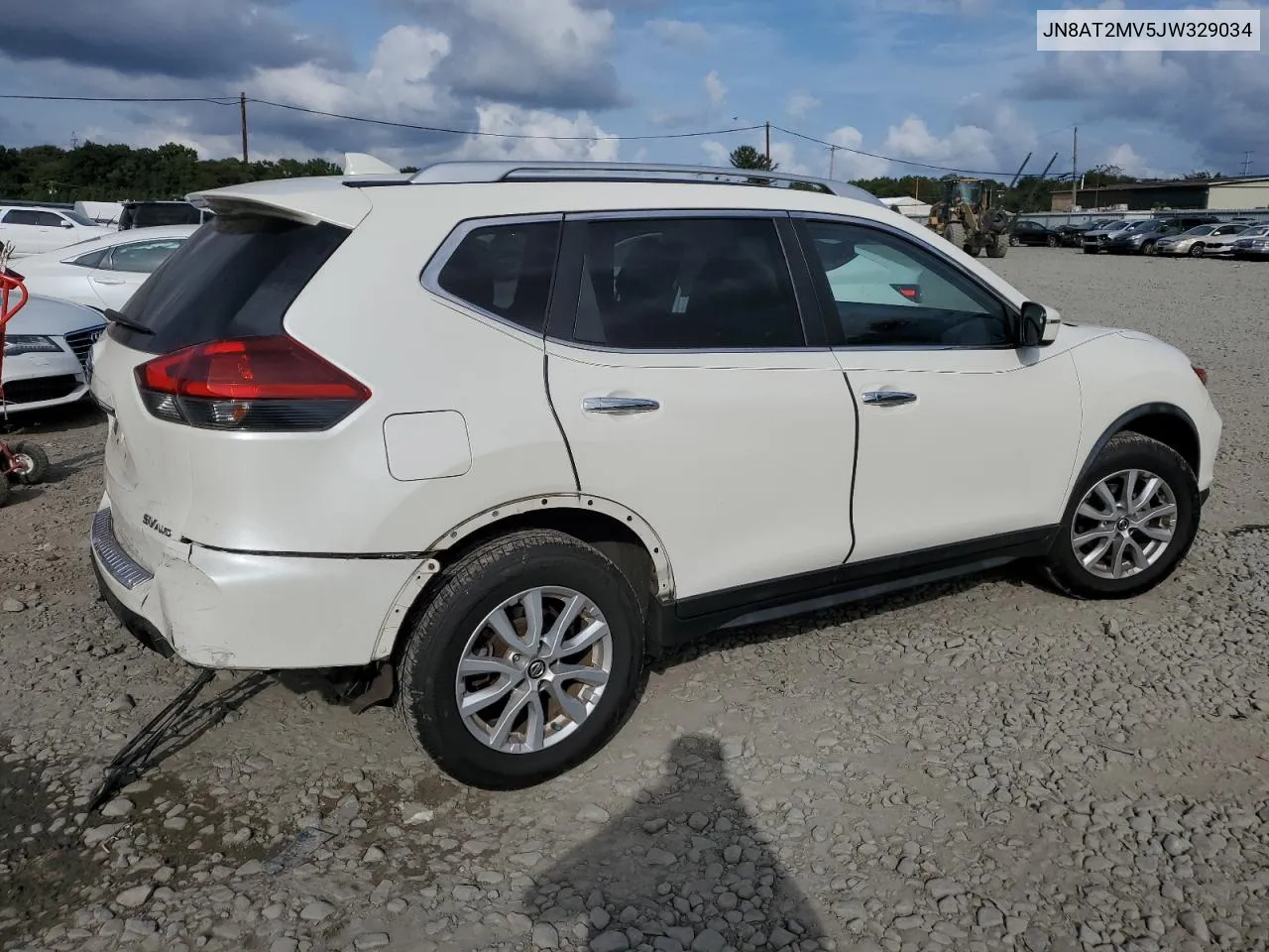 2018 Nissan Rogue S VIN: JN8AT2MV5JW329034 Lot: 71965154