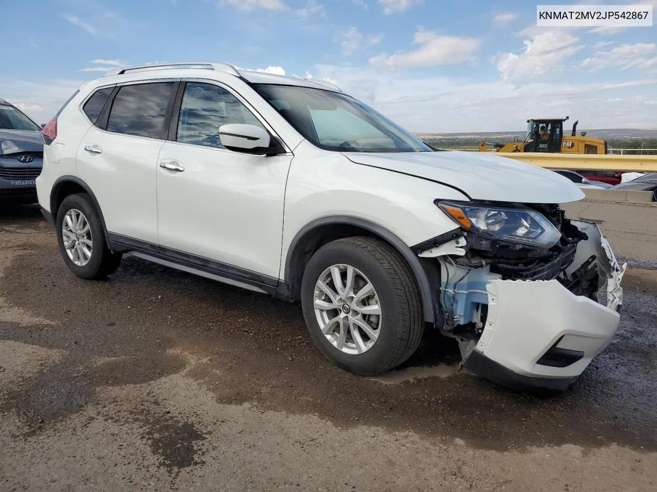 2018 Nissan Rogue S VIN: KNMAT2MV2JP542867 Lot: 71989764