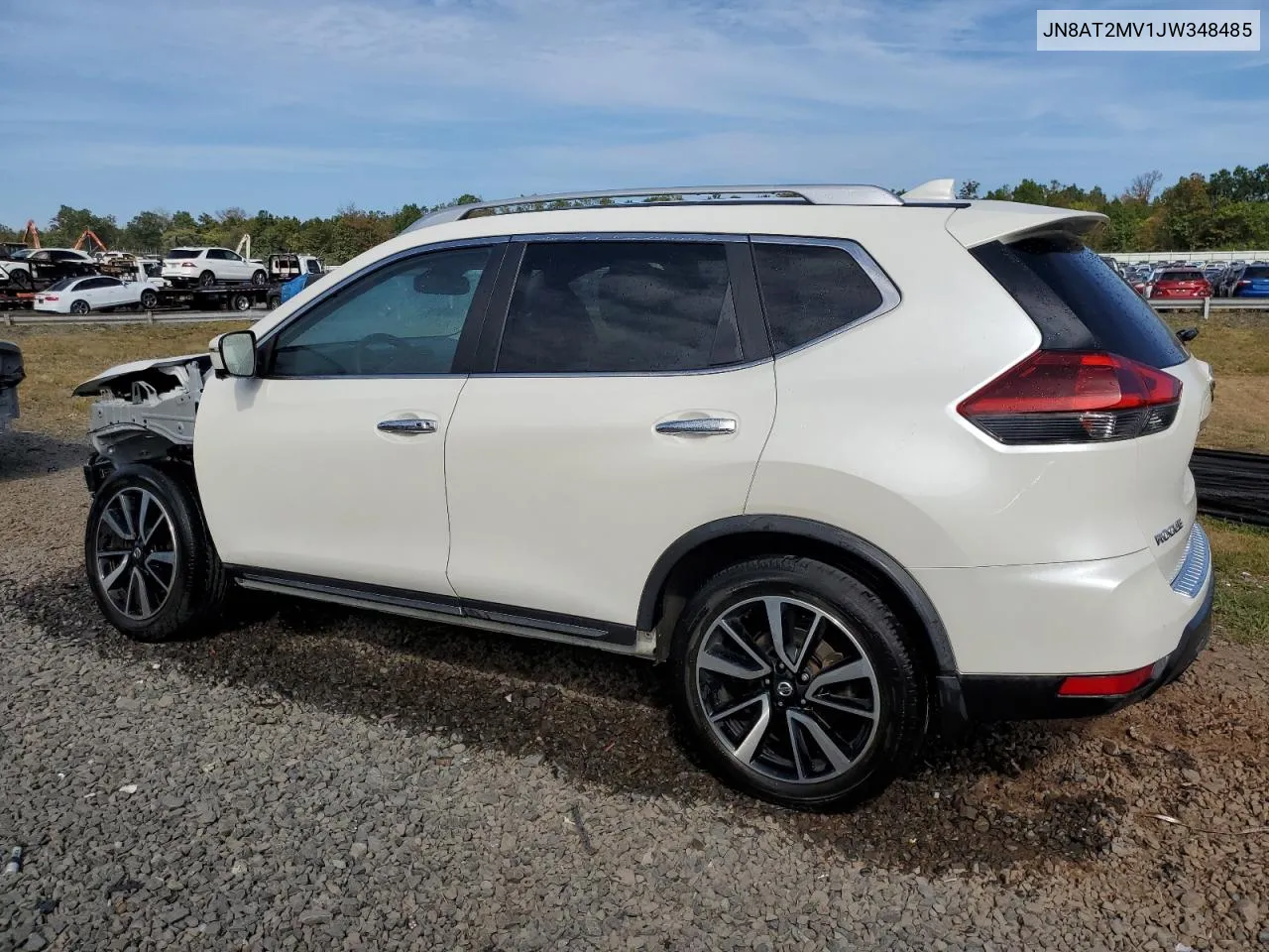 2018 Nissan Rogue S VIN: JN8AT2MV1JW348485 Lot: 71993144