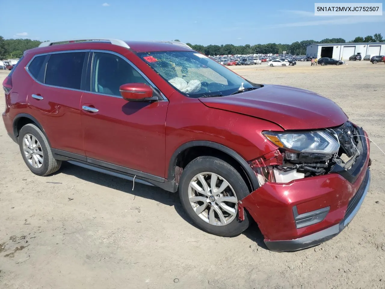 2018 Nissan Rogue S VIN: 5N1AT2MVXJC752507 Lot: 72123774