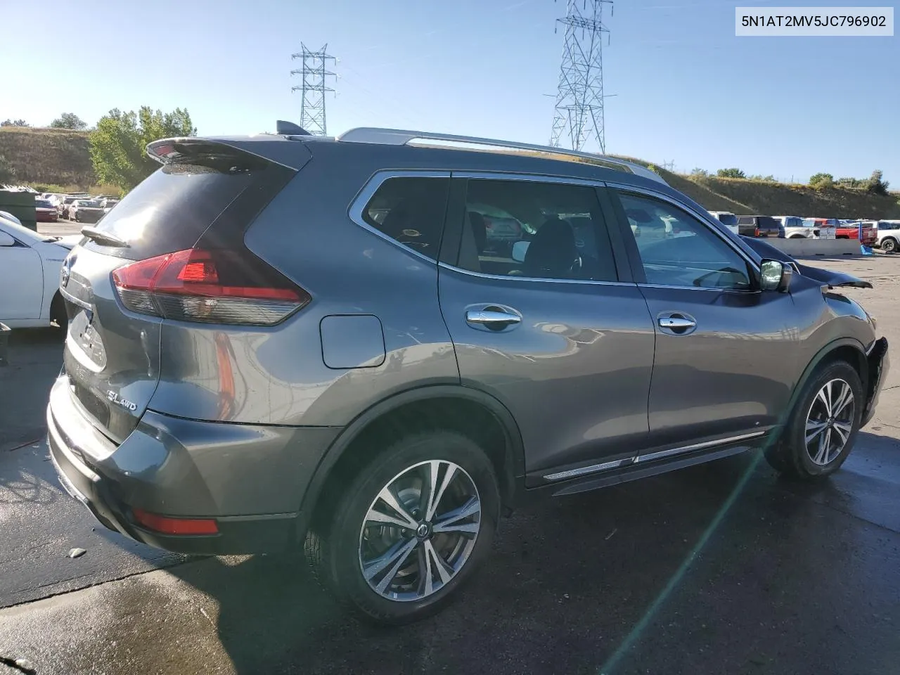 2018 Nissan Rogue S VIN: 5N1AT2MV5JC796902 Lot: 72162474