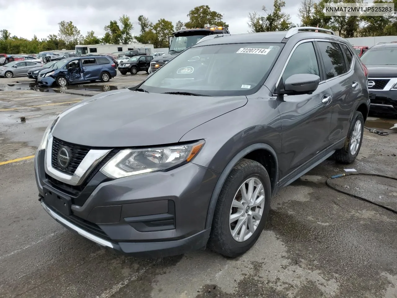 2018 Nissan Rogue S VIN: KNMAT2MV1JP525283 Lot: 72207714