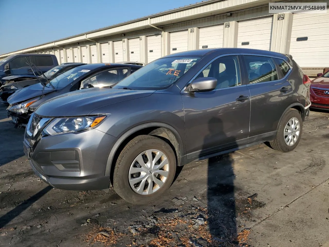 2018 Nissan Rogue S VIN: KNMAT2MVXJP548898 Lot: 72225374