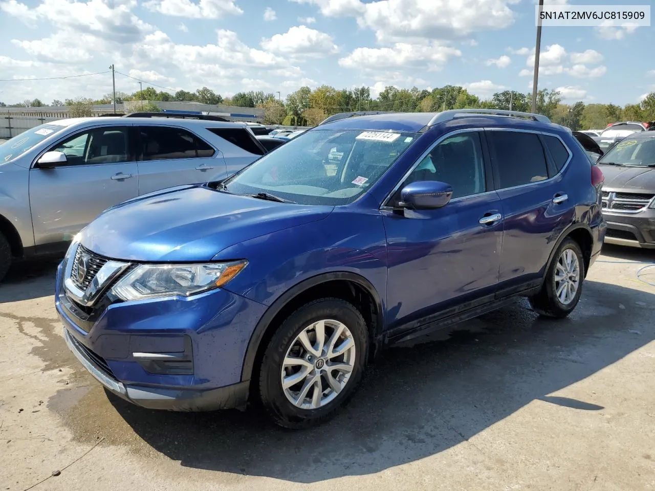 2018 Nissan Rogue S VIN: 5N1AT2MV6JC815909 Lot: 72251144