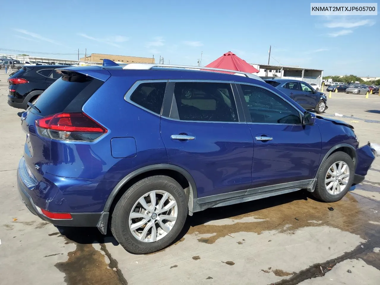 2018 Nissan Rogue S VIN: KNMAT2MTXJP605700 Lot: 72265544