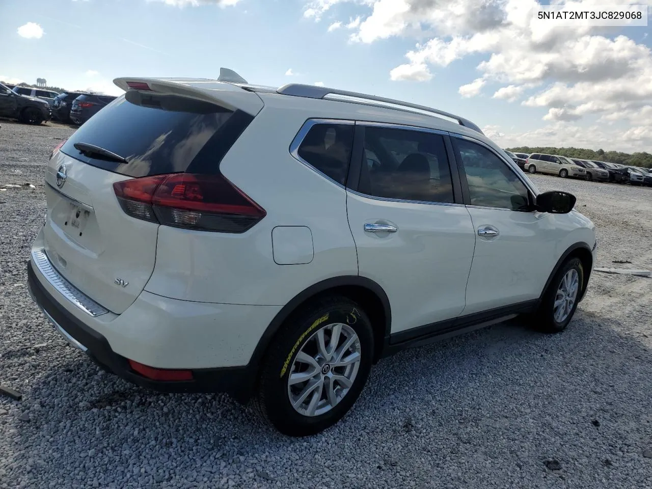 2018 Nissan Rogue S VIN: 5N1AT2MT3JC829068 Lot: 72334724