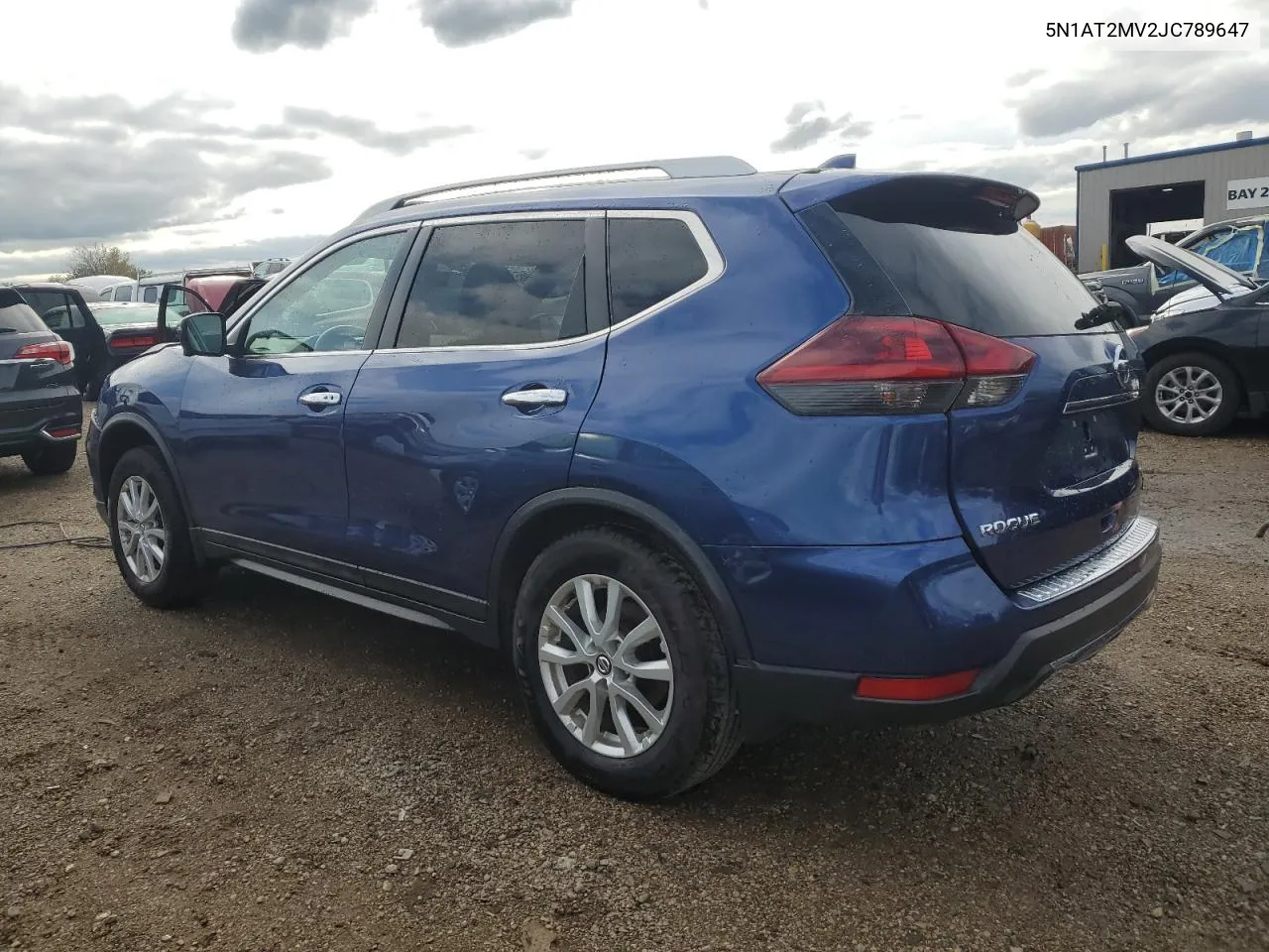 2018 Nissan Rogue S VIN: 5N1AT2MV2JC789647 Lot: 72379164