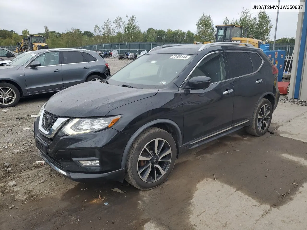 2018 Nissan Rogue S VIN: JN8AT2MV9JW350887 Lot: 72456844