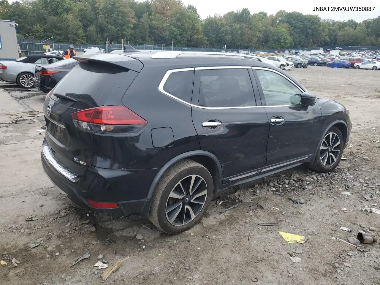 2018 Nissan Rogue S VIN: JN8AT2MV9JW350887 Lot: 72456844