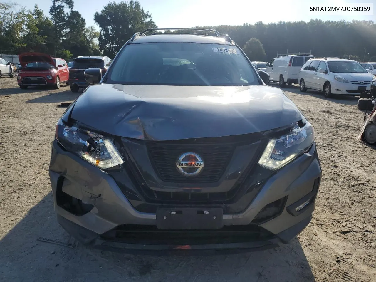 2018 Nissan Rogue S VIN: 5N1AT2MV7JC758359 Lot: 72498484