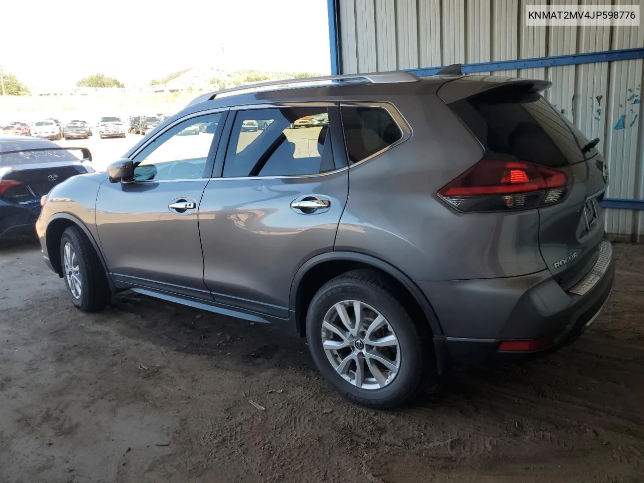 2018 Nissan Rogue S VIN: KNMAT2MV4JP598776 Lot: 72604154