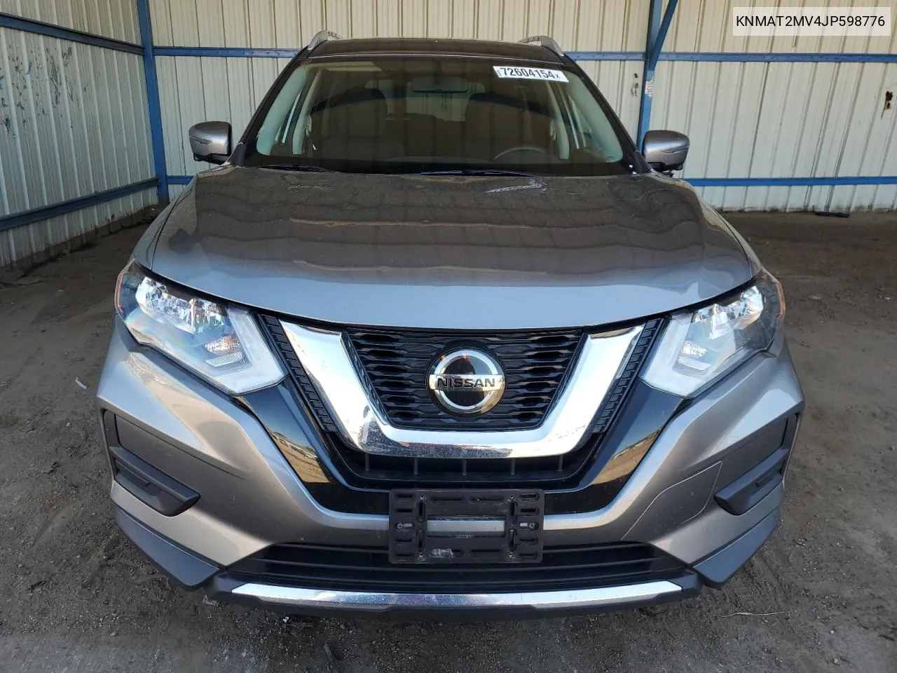 2018 Nissan Rogue S VIN: KNMAT2MV4JP598776 Lot: 72604154