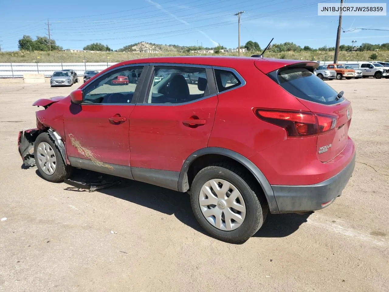 2018 Nissan Rogue Sport S VIN: JN1BJ1CR7JW258359 Lot: 72607624