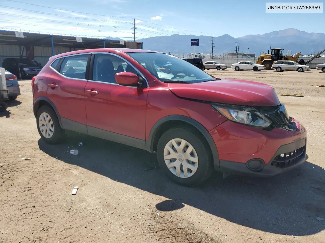 2018 Nissan Rogue Sport S VIN: JN1BJ1CR7JW258359 Lot: 72607624